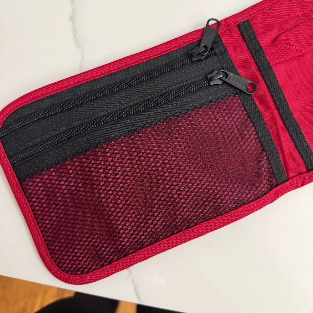 L.L. Bean Travel Passport Wallet Secure Crossbody Bag